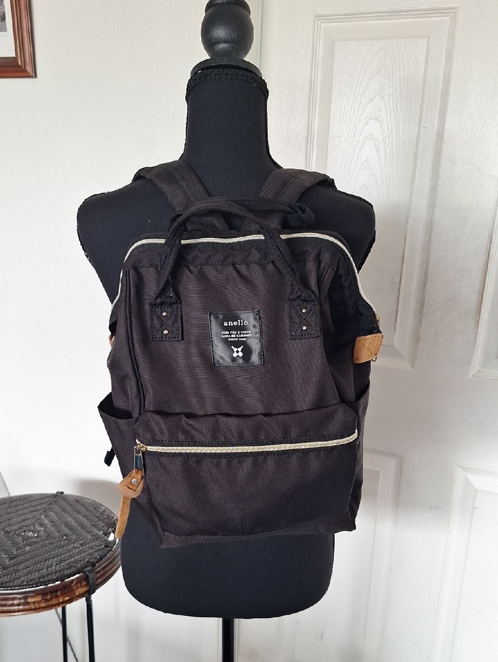 Anello Canvas Backpack Black